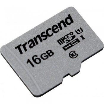 Карта памяти microSDHC Transcend 16GB TS16GUSD300S w/o adapter