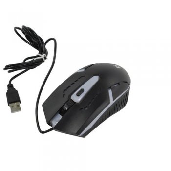 Мышь Defender Hit Optical Mouse <MB-601 Black> (RTL) USB 4btn+Roll <52601>