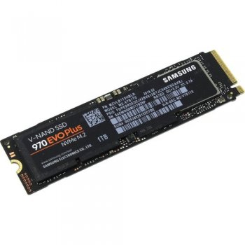 Твердотельный накопитель (SSD) 1 Tb M.2 2280 M Samsung 970 EVO Plus <MZ-V7S1T0BW> (RTL) V-NAND 3bit-MLC