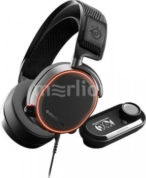 Наушники с микрофоном Steelseries Arctis Pro + GameDAC белый 3м мониторы оголовье (61454)