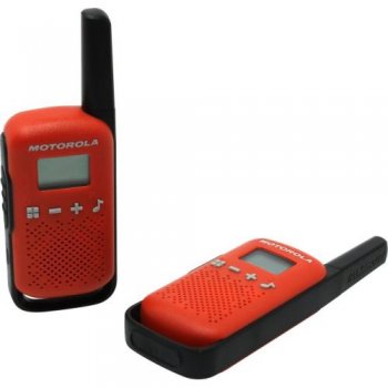 Радиостанция портативная Motorola <TALKABOUT T42 Red> 2 порт. радиостанции (PMR446, 4 км, 8 каналов, LCD, 3xAAA)