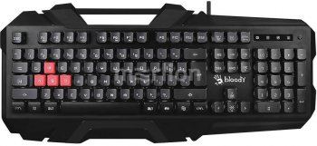 Клавиатура Bloody игровая B150N <USB> 104КЛ, подсветка клавиш