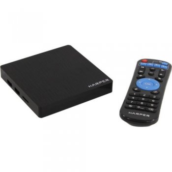 Медиаплеер HARPER <ABX-332> (Ultra HD 4K A/V Player, HDMI2.0, 2xUSB2.0 Host, GbLAN, WiFi, CR, ПДУ)