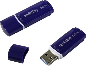 Накопитель USB SmartBuy <SB256GBCRW-B> USB3.0 Flash Drive 256Gb (RTL)
