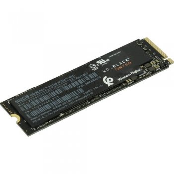 Твердотельный накопитель (SSD) 500 Gb M.2 2280 M WD Black SN750 <WDS500G3X0C>