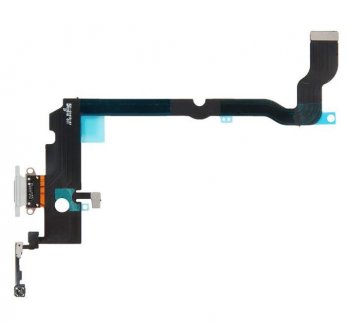 Шлейф с разъемом зарядки для смартфона iPhone XS Max S Max, белый