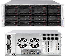 Корпус для монтажа в стойку SuperMicro CSE-846BE1C-R1K23B 4U 2x1200W черный