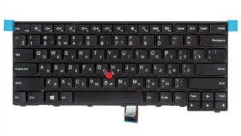 Клавиатура в сборе для ноутбука Lenovo L440, L450, L460, L470, T431S, T440, T440P, T440S, T450, T450S, e440, e431S, T460, черная с рамкой, гор. Enter