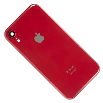 Задняя крышка для смартфона iPhone XR в сборе с рамкой R, красный