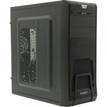 Корпус Miditower Exegate <CP-603> Black ATX 350W (24+4пин) <EX278390RUS>