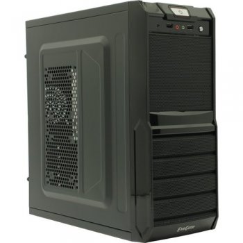 Корпус Miditower Exegate <XP-329S> Black ATX 450W (24+4+6/8пин) <EX278398RUS>