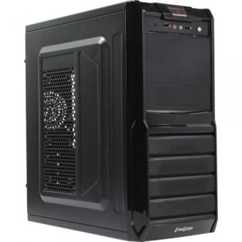 Корпус Miditower Exegate <XP-329S> Black ATX 500W (24+4+6/8пин) <EX278399RUS>