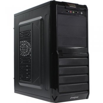 Корпус Miditower Exegate <XP-329S> Black ATX 600W (24+4+6/8пин) <EX278400RUS>