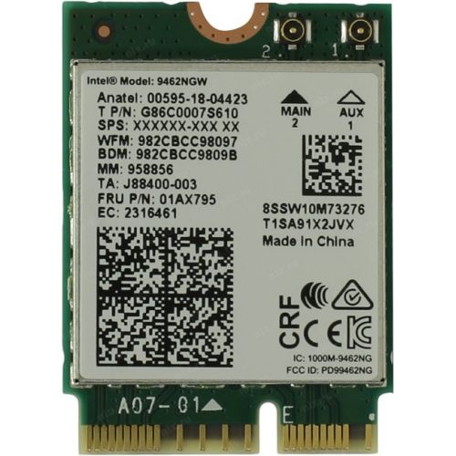 Адаптер беспроводной связи Intel Wireless-AC 9462 (OEM) M.2 WiFi a/b/g .
