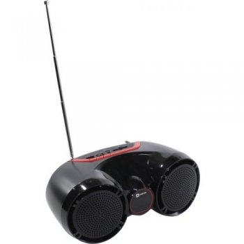 Аудиомагнитола HARPER <AM18 Red> (FM, SD, USB, Bluetooth)