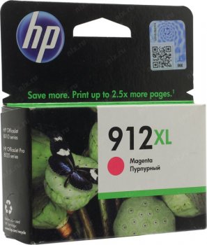 Картридж HP 912XL 3YL82AE пурпурный (825стр.) для OfficeJet 801x/802x