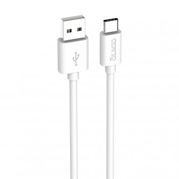 Кабель Partner/Olmio USB to Type-C 2,1A белый 1 м (038899)