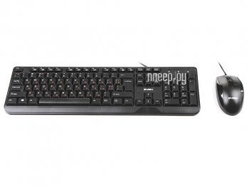 Комплект клавиатура + мышь Sven KB-S330C черный (104 кл.+ 12Fn, 1200DPI, 2+1 кл)