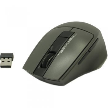 Мышь беспроводная A4 Fstyler FG30 серый оптическая (2000dpi) USB