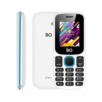 Мобильный телефон BQ 1848 Step+ White-Blue