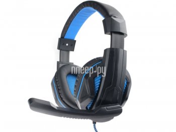 Наушники с микрофоном Gembird MHS-G215 Black-Blue