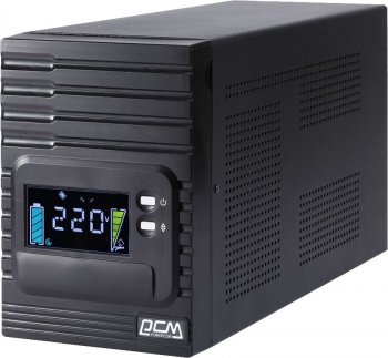Источник бесперебойного питания PowerCom Smart King Pro+ SPT-1500-II LCD Line-Interactive, 1500VA/1200W, Tower, 8xC13 с резервным питанием, USB, SNMPs