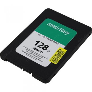 Твердотельный накопитель (SSD) 128 Gb SATA 6Gb/s SmartBuy Splash <SB-128GT-MX902-25S3> 2.5" 3D TLC
