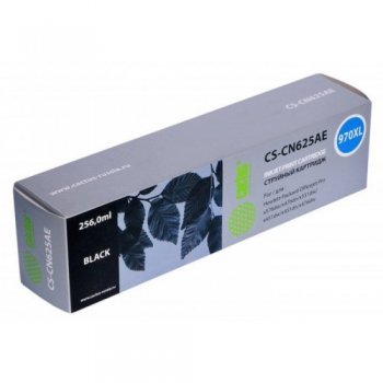 Картридж Cactus CS-CN625AE №970XL черный пигментный (256мл) для HP DJ Pro X476dw/X576dw/X451dw