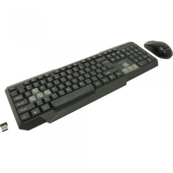 Комплект клавиатура + мышь Smartbuy ONE <SBC-230346AG-KG> (Кл-ра, USB, FM+Мышь 3кн, Roll, FM)