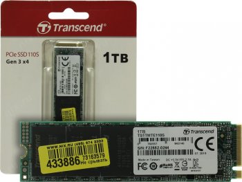 Твердотельный накопитель (SSD) Transcend PCIe 3.0 x4 1TB TS1TMTE110S M.2 2280 0.2 DWPD