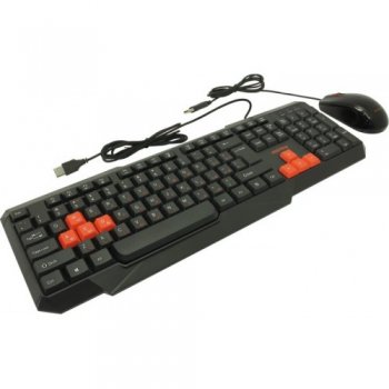 Комплект клавиатура + мышь Smartbuy ONE <SBC-230346-KR> (Кл-ра, USB+Мышь 3кн, Roll)