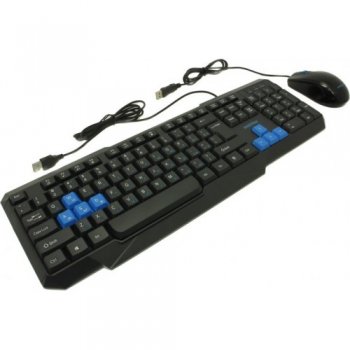 Комплект клавиатура + мышь Smartbuy ONE <SBC-230346-KB> (Кл-ра, USB+Мышь 3кн, Roll)