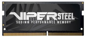 Оперативная память для ноутбуков 16GB 2400MHz Patriot PVS416G240C5S Viper Steel RTL PC4-19200 CL15 SO-DIMM 260-pin 1.2В с радиатором Ret