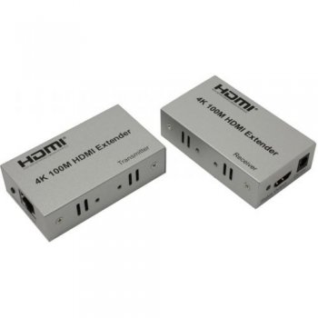 Удлинитель по витой паре Orient <VE047> HDMI Extender (HDMI 19F-> RJ45 -> HDMI 19F, до 100м)