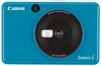 Фотоаппарат мгновенной печати Canon Zoemini C синий 5Mpix microSDXC 50minF/Li-Ion