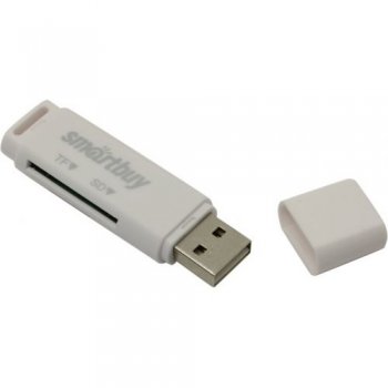 Картридер Smartbuy <SBR-715-W> USB2.0 SDXC/microSDXC Card Reader/Writer