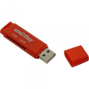 Картридер Smartbuy <SBR-715-R> USB2.0 SDXC/microSDXC Card Reader/Writer