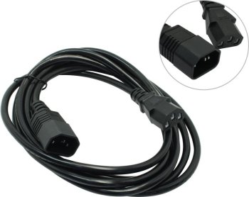 Кабель питания ExeGate EC-3P <EP280628RUS> IEC-320-C13 - IEC-320-C14 3м