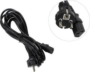 Кабель питания ExeGate PC-5P <EP280655RUS> 220V 5м Европейский стандарт