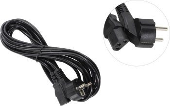 Кабель питания ExeGate PC-5P <EP280664RUS> 220V 5м Европейский стандарт, Г-образный