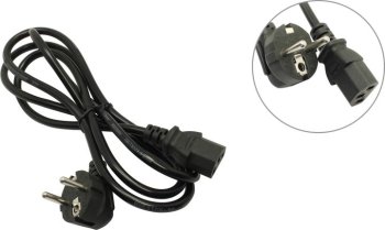 Кабель питания ExeGate PC-1.8P <EP280658RUS> 220V 1.8м Европейский стандарт, Г-образный