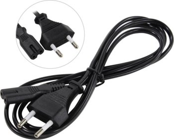 Кабель питания ExeGate PCN-1.5P <EP280675RUS> IEC-320-C7 - розетка 220V 1.5м Советский стандарт