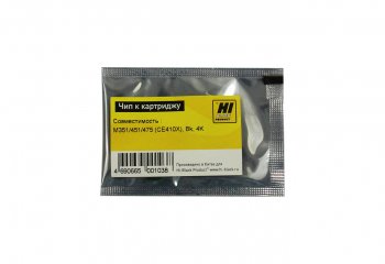 Чип Hi-Black к картриджу HP CLJ Enterprise M351/451/475 (CE410X), Bk, 4K
