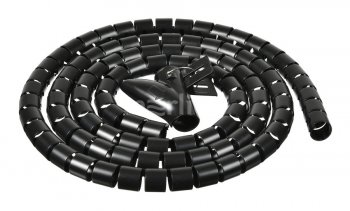 Органайзер кабельный Buro BHP CG155B Spiral Hose 15x1500mm Black