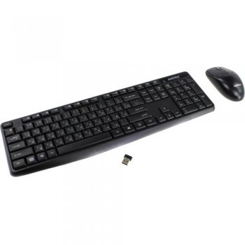 Комплект клавиатура + мышь Smartbuy <SBC-235380AG-K> (Кл-ра, USB, FM+Мышь 3кн, Roll, FM)