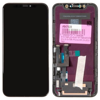Дисплей в сборе с тачскрином для смартфона iPhone XR для Apple iPhone XR, черный 647628