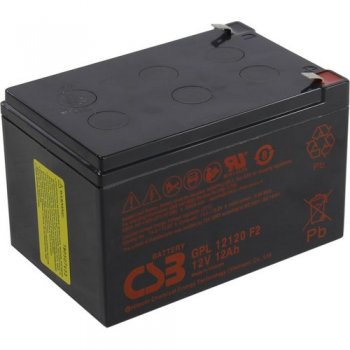 Аккумулятор для ИБП CSB GPL12120 F2 (12V,12Ah)