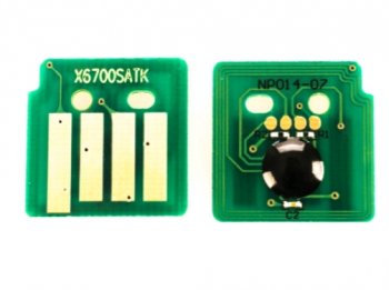 Чип Hi-Black к картриджу Xerox Phaser 6700 (106R01523), C, 12K