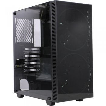 Корпус Miditower GameMax <Black Hole> ATX Без БП, с окном
