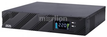 Источник бесперебойного питания PowerCom Smart King Pro+ SPR-2000 LCD Line-Interactive, 2000VA / 1600W, Rack/Tower, 8xC13 + 1xC19, Serial+USB, SmartSl